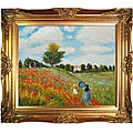 Claude Monet 'Poppy Field in Argenteuil' Framed Art