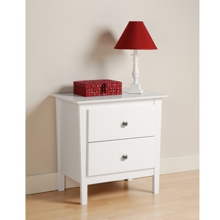 Woodbury White 2-drawer Nightstand