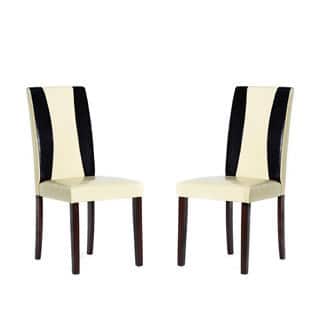 Savana Bi-cast Leather Chairs (Set of 4)