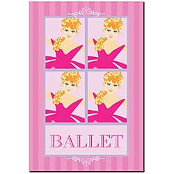 Grace Riely 'Ballet in Pink II' Gallery-wrapped Art