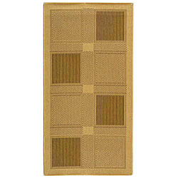Safavieh Indoor/ Outdoor Lakeview Natural/ Brown Rug (4' x 5'7)
