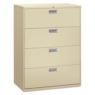 HON 600 Series 4-drawer Putty Lateral File