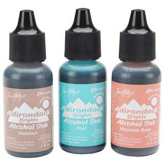 Adirondack Brights Fade-Resistant Alcohol Inks (Set of 3)