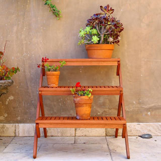 Three-Tiered Plant Stand