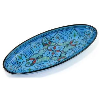 Extra Large 21-inch Sabrine Design Oval Platter (Tunisia)
