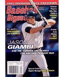 Baseball Digest, 8 issues for 1 year(s)