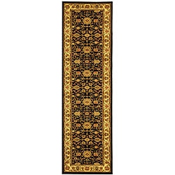 Safavieh Lyndhurst Traditional Oriental Black/ Ivory Runner (2'3 x 14')