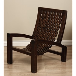 Hand-woven Wooden Arm Chair (Indonesia)