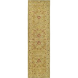 Safavieh Handmade Majesty Light Brown/ Beige Wool Runner (2'3 x 8')