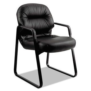 HON 2090 Pillow Soft Leather Guest Arm Chair