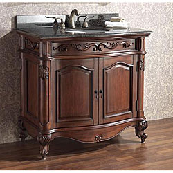 Avanity Provence 36-inch Single Vanity in Antique Cherry Finish with Sink and Top
