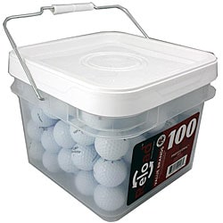 Top Flite Recycled Golf Balls with Bucket (Pack of 100)