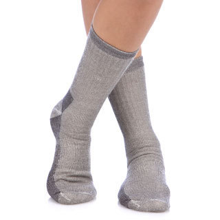 Smart Socks Charcoal Merino Wool Crew Hiking Socks (Pack of 3)