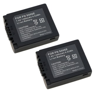 INSTEN CGR-S006A 2-pack Battery for Panasonic DMC-FZ50 FZ7 FZ30
