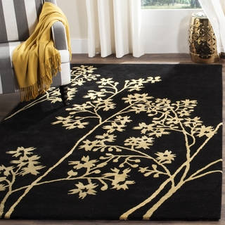 Safavieh Handmade Soho Autumn Black New Zealand Wool Rug (8'3 x 11')