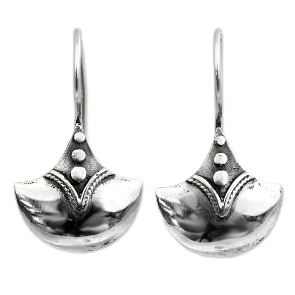 NOVICA Handmade Sterling Silver Modern Romantic Dangle Earrings (Thailand). Opens flyout.