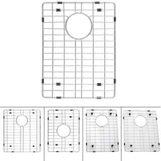 KRAUS Stainless Steel Bottom Grid with Protective Anti-Scratch Bumpers