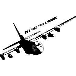 Design on Style 'Prepare For Landing' Vinyl Wall Art Quote