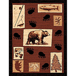 The Lodge Bear Paw Southwestern Rug (8' x 11')