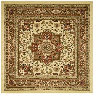 Safavieh Lyndhurst Traditional Oriental Ivory/ Rust Rug (8' x 8' Square)