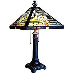 Tiffany-style Mission Table Lamp