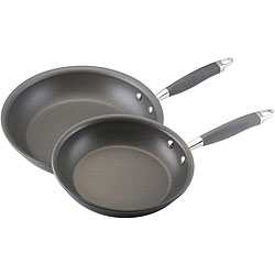 Anolon Advanced Twin Pack: 10-inch and 12-inch French Skillets