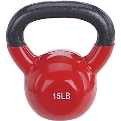 Sunny Vinyl Coated 15-pound Kettle Bell