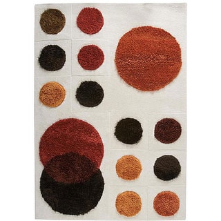 M.A.Trading Hand-tufted Planet Natural Wool Rug (6'6 x 9'9)