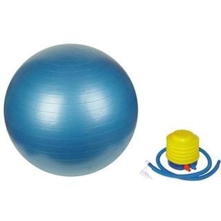 Blue Yoga 26-inch Balance Ball with Pump