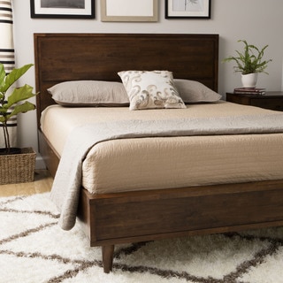 Vilas Queen-size Mid-century Style Bed