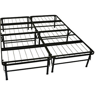 DuraBed Queen-size Heavy Duty Steel Foundation & Frame-in-One Mattress Support System Platform Bed F