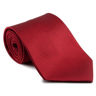 Platinum Ties Men's 'Red Weave' Tie