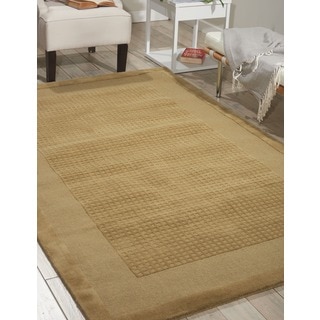 Nourison Westport Hand-tufted Sand Wool Rug (8' x 10'6)
