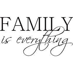Design on Style 'Family is Everything' Vinyl Wall Art Quote
