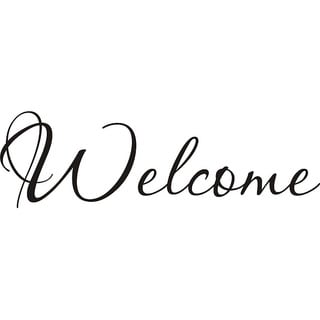 Design on Style 'Welcome' Vinyl Wall Art Quote