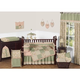 Sweet Jojo Designs Baby Annabel Antique Floral 9-piece Crib Bedding Set