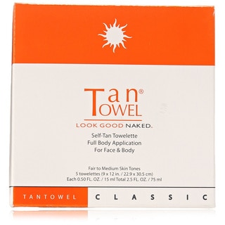 TanTowel Full Body Self-tanning 5-count Towelettes
