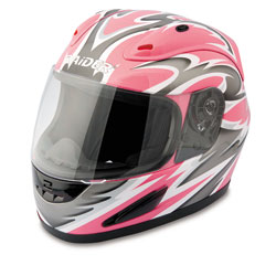 Raider Pink Full Face Street Helmet
