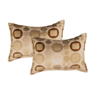 Sherry Kline Metro Taupe Boudoir Pillows (Set of 2)