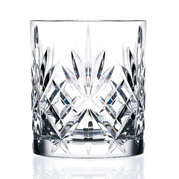 Lorenzo Melodia 6-piece Double Old Fashioned Crystal Glasses Set