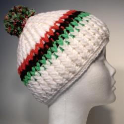 Cotton and Wool Striped Beanie (Nepal)