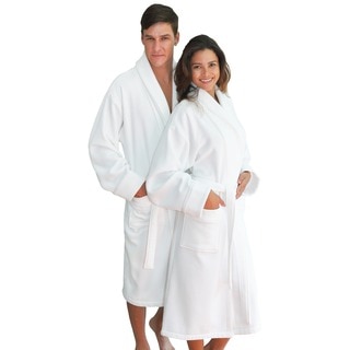 Authentic Hotel Spa Unisex Turkish Cotton Waffle Weave Terry Bath Robe (More options available)