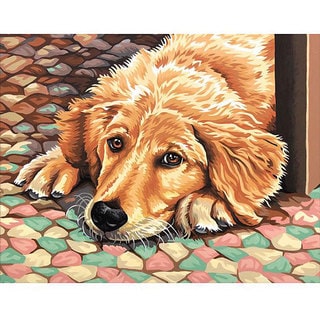 Dimensions 'Dog Tired' Paint By Number Kit