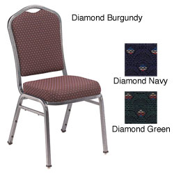 NPS Silhouette Fabric Banquet Stackable Chair (Pack of 2)