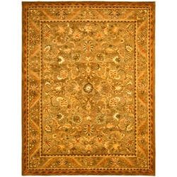 Safavieh Handmade Antiquities Kasadan Olive Green Wool Rug (12' x 15')