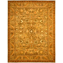 Safavieh Handmade Antiquities Kasadan Olive Green Wool Rug (12' x 18')
