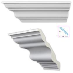 Heritage 8.5-inch Crown Molding (8 pack)