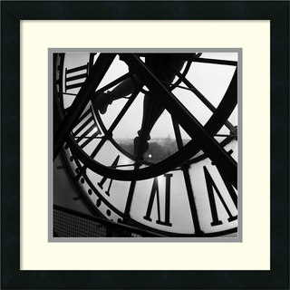 Tom Artin 'Orsay Clock' Framed Art Print
