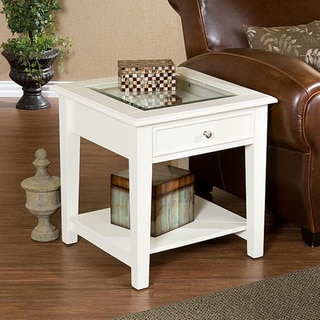 Harper Blvd Quincy White End Display Table