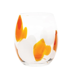 Cloud Orange Rocks Glasses (Set of 4)